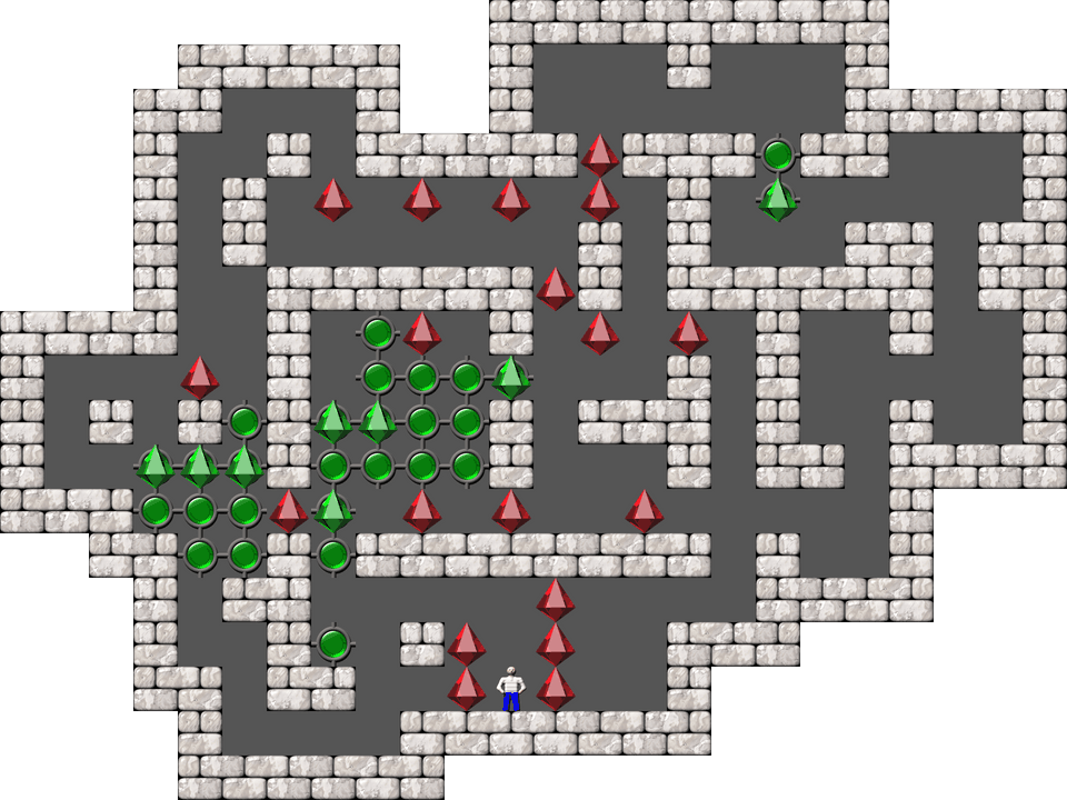 Sokoban David W. Skinner Arranged level 157